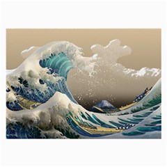 Japanese Wave Large Glasses Cloth (2 Sides) by Cowasu