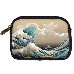 Japanese Wave Digital Camera Leather Case by Cowasu