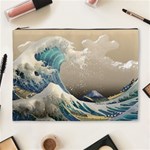 Japanese Wave Cosmetic Bag (XL) Front