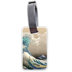 Japanese Wave Luggage Tag (one Side) by Cowasu