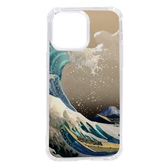 Japanese Wave Iphone 14 Pro Max Tpu Uv Print Case by Cowasu