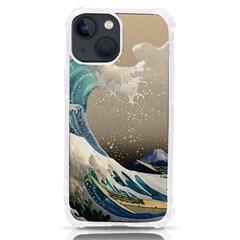 Japanese Wave Iphone 13 Mini Tpu Uv Print Case by Cowasu