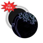 Vapor Wave Aesthetic Art Neon Asian Kanagawa Japanese 2.25  Magnets (10 pack)  Front