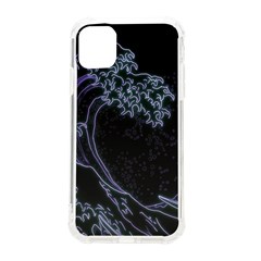 Vapor Wave Aesthetic Art Neon Asian Kanagawa Japanese Iphone 11 Tpu Uv Print Case by Cowasu