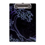 Vapor Wave Aesthetic Art Neon Asian Kanagawa Japanese A5 Acrylic Clipboard Front