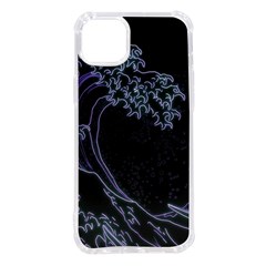 Vapor Wave Aesthetic Art Neon Asian Kanagawa Japanese Iphone 14 Plus Tpu Uv Print Case by Cowasu