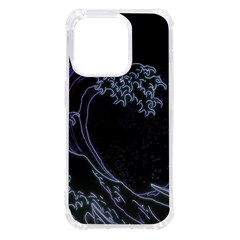 Vapor Wave Aesthetic Art Neon Asian Kanagawa Japanese Iphone 14 Pro Tpu Uv Print Case by Cowasu