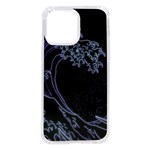 Vapor Wave Aesthetic Art Neon Asian Kanagawa Japanese iPhone 14 Pro Max TPU UV Print Case Front