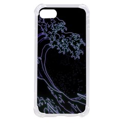 Vapor Wave Aesthetic Art Neon Asian Kanagawa Japanese Iphone Se by Cowasu