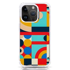 Geometric Shape Colorful Abstract Wave Iphone 14 Pro Tpu Uv Print Case by Cowasu