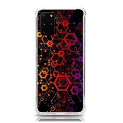 Abstract Red Geometric Samsung Galaxy S20plus 6 7 Inch Tpu Uv Case by Cowasu