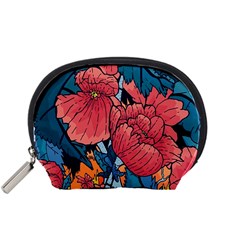 Flower Classic Japanese Art Accessory Pouch (small) by Cowasu