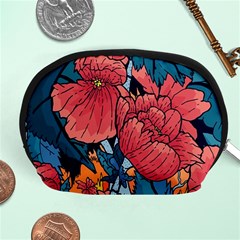 Flower Classic Japanese Art Accessory Pouch (medium) by Cowasu