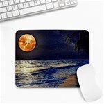 Beautiful Moon Nigh Sky Stars Small Mousepad Front