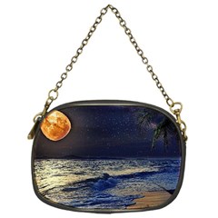 Beautiful Moon Nigh Sky Stars Chain Purse (one Side) by Cowasu