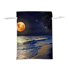 Beautiful Moon Nigh Sky Stars Lightweight Drawstring Pouch (s) by Cowasu