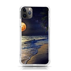 Beautiful Moon Nigh Sky Stars Iphone 11 Pro Max 6 5 Inch Tpu Uv Print Case by Cowasu