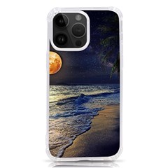 Beautiful Moon Nigh Sky Stars Iphone 14 Pro Max Tpu Uv Print Case by Cowasu