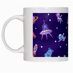 Space Seamless Pattern White Mug by pakminggu