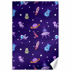 Space Seamless Pattern Canvas 20  X 30  by pakminggu