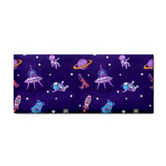 Space Seamless Pattern Hand Towel by pakminggu