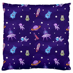 Space Seamless Pattern Standard Premium Plush Fleece Cushion Case (two Sides) by pakminggu