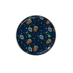 Monster Alien Pattern Seamless Background Hat Clip Ball Marker (4 Pack) by pakminggu