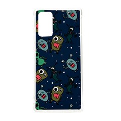 Monster Alien Pattern Seamless Background Samsung Galaxy Note 20 Tpu Uv Case by pakminggu