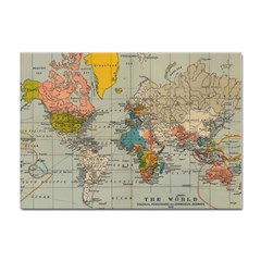 Vintage World Map Sticker A4 (10 Pack) by pakminggu