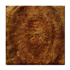 Annual-rings Tile Coaster by nateshop