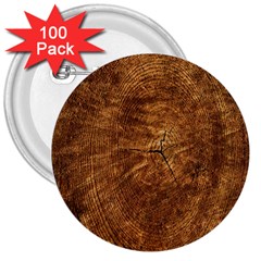 Annual-rings 3  Buttons (100 Pack)  by nateshop