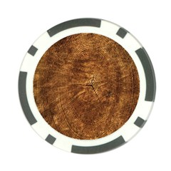 Annual-rings Poker Chip Card Guard by nateshop