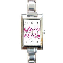 Blot-01  Rectangle Italian Charm Watch by nateshop