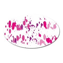 Blot-01  Oval Magnet by nateshop