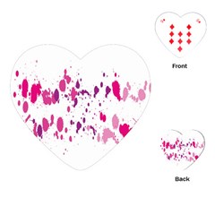 Blot-01  Playing Cards Single Design (heart) by nateshop