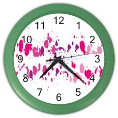 Blot-01  Color Wall Clock by nateshop