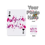 Blot-01  Playing Cards 54 Designs (Mini) Front - Spade2