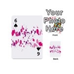 Blot-01  Playing Cards 54 Designs (Mini) Front - Spade6