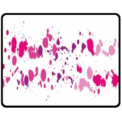 Blot-01  Fleece Blanket (medium) by nateshop