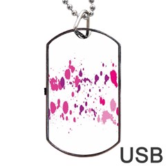 Blot-01  Dog Tag Usb Flash (one Side) by nateshop