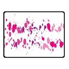 Blot-01  Two Sides Fleece Blanket (small) by nateshop