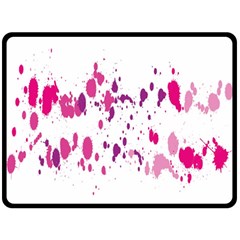 Blot-01  Two Sides Fleece Blanket (large) by nateshop