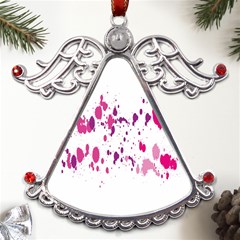 Blot-01  Metal Angel With Crystal Ornament