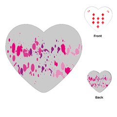 Blot-02 Playing Cards Single Design (heart) by nateshop