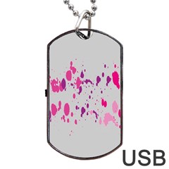 Blot-02 Dog Tag Usb Flash (two Sides) by nateshop