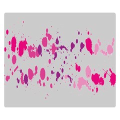 Blot-02 Two Sides Premium Plush Fleece Blanket (small) by nateshop