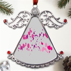 Blot-02 Metal Angel With Crystal Ornament