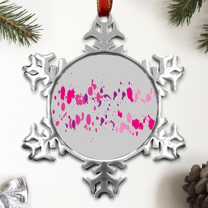 Blot-02 Metal Small Snowflake Ornament