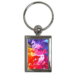 Colorful-100 Key Chain (rectangle) by nateshop