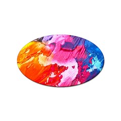 Colorful-100 Sticker Oval (100 Pack) by nateshop